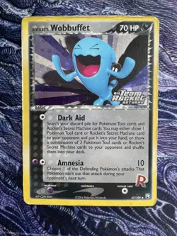 Rocket's Wobbuffet - 47/109 - Pokemon Ex Team Rocket Returns Reverse Holo Damage - Image 1