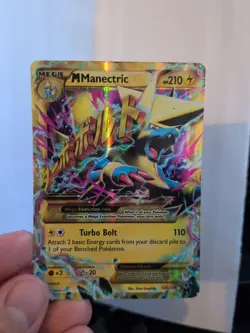 M Manectric EX (120 Secret Rare) 120/119 Pokemon XY - Phantom Forces Holo MP - Image 1