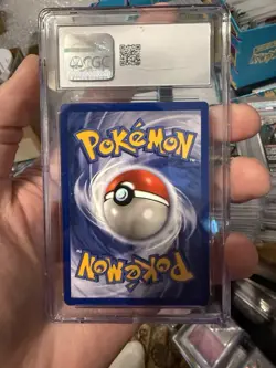 Pokemon Aerodactyl Fossil 1st Edition Prerelease Galaxy Star Holo CGC 8 - Image 3