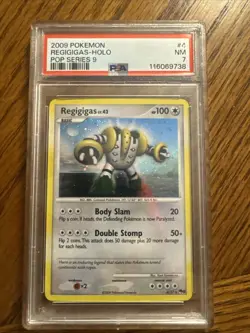 2009 Pokemon Organized Play Series 9 Regigigas #4 Psa7 Holo Rare - Image 1