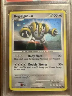 2009 Pokemon Organized Play Series 9 Regigigas #4 Psa7 Holo Rare - Image 3