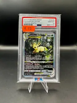 Leafeon VStar Alt Art Crown Zenith PSA 10 #GG35 English 2023 Pokemon - Image 1