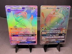 Gumshoos GX 157/149 Sun & Moon Base Rainbow Secret Rare Pokemon NM Mint 2017 - Image 1