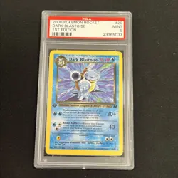 Pokemon TCG Dark Blastoise PSA 9 Team Rocket Non-Holo 1st ED. 2000 PSA 9 MINT 🍃 - Image 1