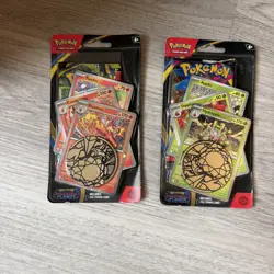 Lot of 2! Pokemon PHANTASMAL FLAMES Checklane Blisters - Image 1