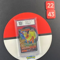 Pokemon Flareon V CBB2C 04 13/14 Gem Pack Vol 2 Simplified Chinese Grade10 - Image 1