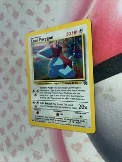 Pokemon TCG English Cool Porygon Holo Black Star Promo #15 Damaged Condition - Image 1