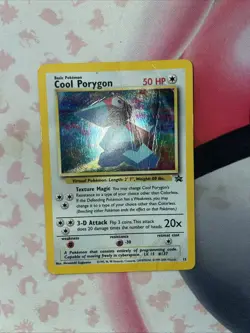 Pokemon TCG English Cool Porygon Holo Black Star Promo #15 Damaged Condition - Image 2