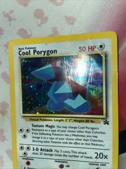 Pokemon TCG English Cool Porygon Holo Black Star Promo #15 Damaged Condition - Image 4