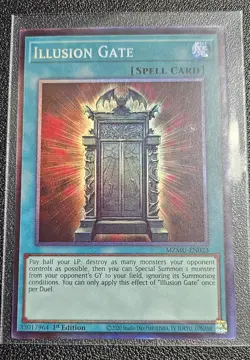 MZMU-EN023 Illusion Gate Collector's Rare 1st Edition YuGiOh - Image 1