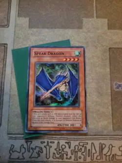 YUGIOH SPEAR DRAGON LOD-035 SUPER UNLIMITED ED LP 1996 - Image 2