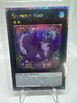 EPURRELY NOIR QUARTER CENTURY SECRET RARE DUNE-EN044 QCR YUGIOH! NM - Image 1