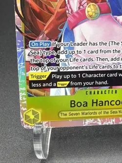 One Piece Boa Hancock - OP14-112 SR The Azure Sea's Seven Foil ... - Image 5