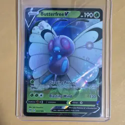 Pokemon Butterfree VMAX Ultra Rare Holo 002/189 Darkness Ablaze Vmax 300 HP Card - Image 1