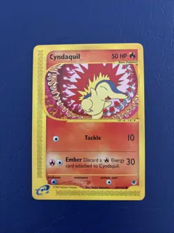 Pokemon TCG Cyndaquil Expedition Base Set, Card 105/165, Regular Common - Image 1