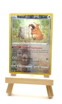 Pokemon TCG Bidoof SWSH Crown Zenith 111/159 Reverse Holo Common Card NM - Image 2