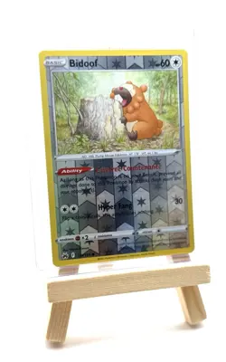 Pokemon TCG Bidoof SWSH Crown Zenith 111/159 Reverse Holo Common Card NM - Image 3