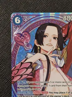 One Piece Card Game Boa Hancock EB03-026 SP English Heroines Extra Booster 03 - Image 2