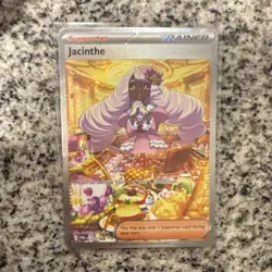 Pokemon Jacinthe Full Art Trainer-Supporter Rare Card POR 122/088 Holo - Image 1