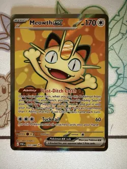 Meowth EX Perfect Order 107/088 NM Pokemon Card - Image 1