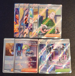 10x Full Art Trainer & Stadium Card Lot ( Pokemon TCG English - 2x Pokeball NM ) - Image 1