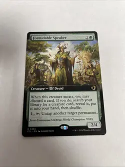 Formidable Speaker Extended Art Nonfoil Lorwyn Eclipsed Card #0366 MTG LP - Image 1