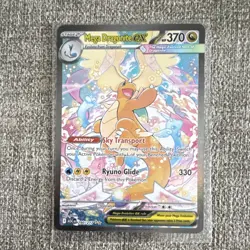 Mega Dragonite EX Pokemon TCG Card Dragon Stage 2 Holo 370 HP 330 Attack 290/217 - Image 2