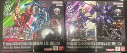 SEALED Gundam Premium Card Collection Gundam Assemble PC01A + PC02A English - Image 1