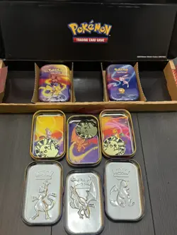Pokemon Mini Kanto Power Tins - Complete Set (Contains Coins and Art Cards Only) - Image 5