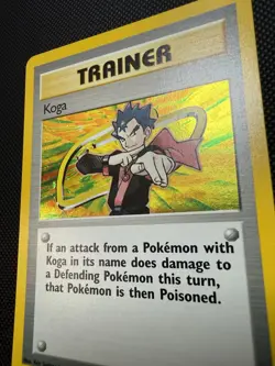 Koga 19/132 Gym Challenge Pokemon Card Holo LP+ - Image 2