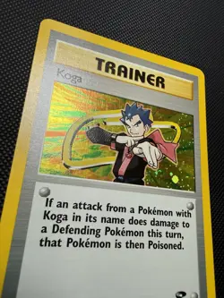 Koga 19/132 Gym Challenge Pokemon Card Holo LP+ - Image 3