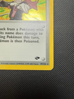 Koga 19/132 Gym Challenge Pokemon Card Holo LP+ - Image 5