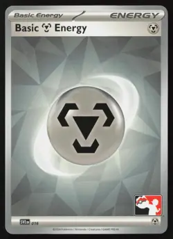 Pokemon Basic Metal Energy 016 Prize Pack Series Cards Non-Holo Pack Fresh - NM - Image 1