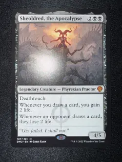 Sheoldred, the Apocalypse - Dominaria United - MTG Mythic 107 NM/MT Nonfoil - Image 1