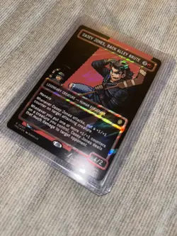 MTG Casey Jones Back Alley Brute Surge Foil TMNT Universes Beyond Pixel Art - Image 2
