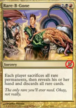 MTG - Rare-B-Gone - Unhinged - NM, English Magic FLAT RATE SHIP - Image 1