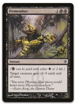 Dismember #57 (NM) New Phyrexia NPH Magic MTG - Image 1