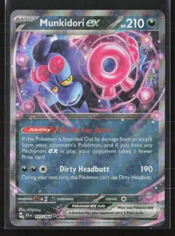 Holo Munkidori ex - 037/064 Double Rare Shrouded Fable Pokemon TCG(U) - Image 1