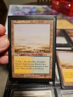 2002 Magic the Gathering Flooded Strand (316/350) Onslaught - Image 1