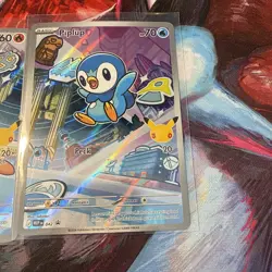 Pokemon TCG Chimchar Turtwig Piplup First Partner Illustration Collection Promos - Image 3