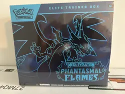 Pokemon TCG: Phantasmal Flames Factory Sealed Elite Trainer Box - Image 1