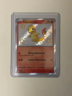 Pokemon TCG Charmander Paldean Fates 109/091 Shiny **MINT** - Image 1