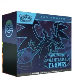 🔥ONE SEALED🔥 Pokemon TCG: Mega Evolution Phantasmal Flames Elite Trainer Box - Image 1