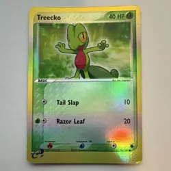 Pokemon TCG Treecko 76/109 EX Ruby & Sapphire Reverse Holo Common 40 HP English - Image 1