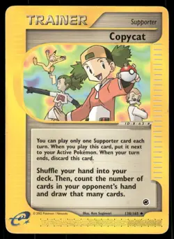 Pokemon Cards Copycat 138/165 Expedition Base Set Uncommon HP *5 - Image 1