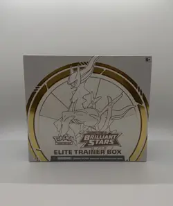 Pokemon TCG Sword & Shield Brilliant Stars Factory Sealed Elite Trainer Box - Image 1
