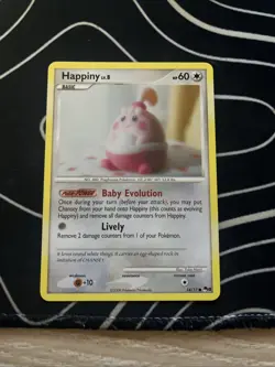 Pokemon TCG Pop Series 8 Happiny 14/17 Promo Holo Card - Image 1