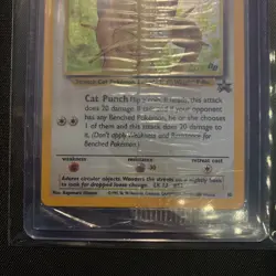 2000 Pokemon #10 Meowth Game Boy Black Star Promo Sealed,Original Wrapper SWIRL - Image 4