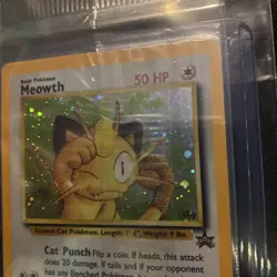 2000 Pokemon #10 Meowth Game Boy Black Star Promo Sealed,Original Wrapper SWIRL - Image 5