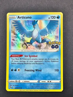 Articuno Holo Holo Rare Pokemon GO 024/078 NM - Image 1